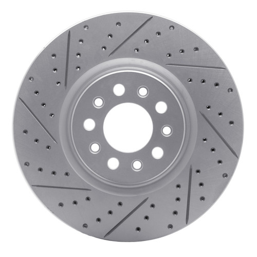 R1 14-26 Alfa Romeo Tonale Front Right Drilled & Slotted Geo-Carbon Rotor