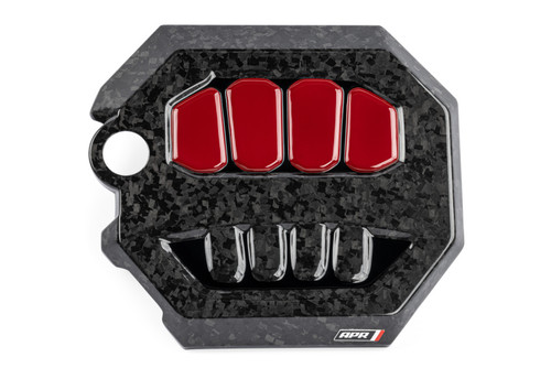 APR 22-26 Audi A3 Quattro Engine Cover Gloss - Forged Carbon Fiber