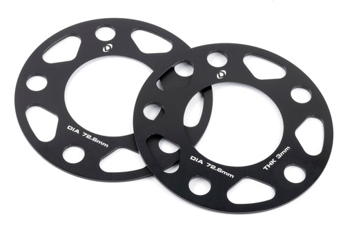 Dinan Wheel Spacer Kit - 72.6mm CB / 3mm Thick (Set of 2)