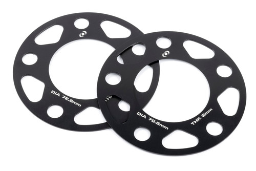 Dinan Wheel Spacer Kit - 72.6mm CB / 2mm Thick (Set of 2)