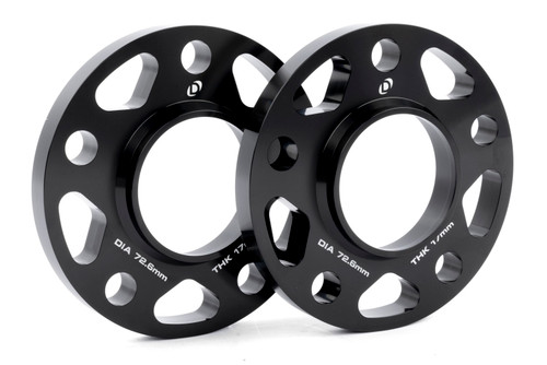 Dinan Wheel Spacer Kit - 72.6mm CB / 17mm Thick (Set of 2)