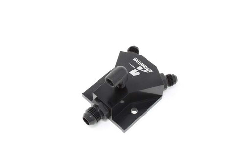 Aeromotive VaporWorx Y-Block Kit - (2) AN-06 ORB (1) AN-08 ORB (1) 1/8in NPT