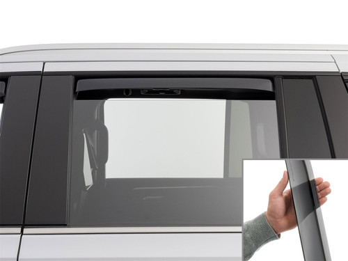 WeatherTech 21-26 Cadillac Escalade ESV Rear Rear Side Window Deflectors-Dark Tint