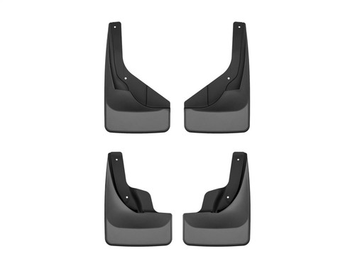 WeatherTech 21-25 Volkswagen Taos Front & Rear Mudflaps - Black