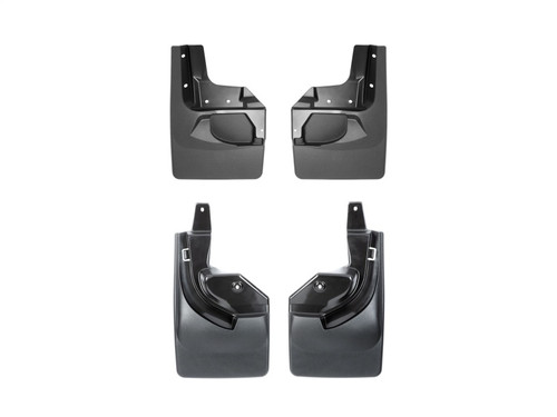 WeatherTech 24-26 Jeep Wrangler 2-Door Front & Rear Mudflaps - Black