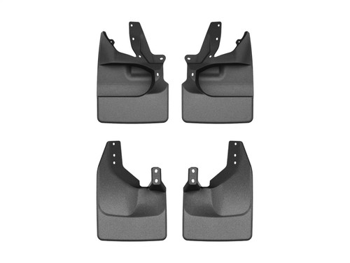 WeatherTech 21-25 Ford Bronco Bumper Style 1 Front & Rear Mudflaps - Black