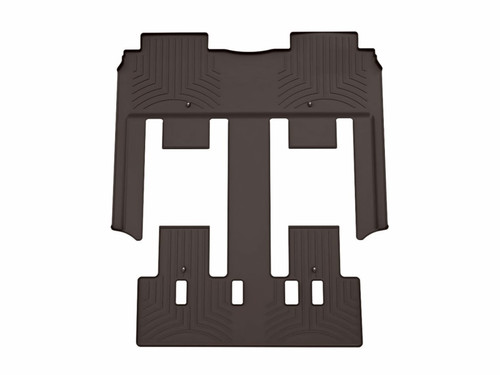 WeatherTech 25-26 Hyundai Carnival Hybrid 2nd & 3rd Row Rear FloorLiner - Cocoa