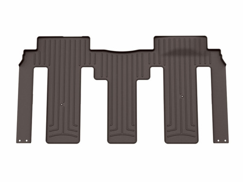 WeatherTech 25-26 Kia Carnival Two piece-2nd and 3rd row coverage Rear FloorLiner HP - Cocoa