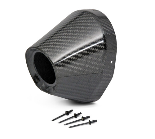 Carbon End Cap 4.5" Hole 1 3/4 Ti5/ti6 Cap/rivets
