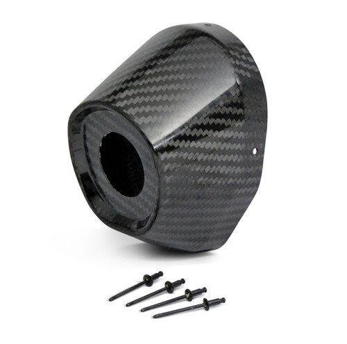 Carbon End Cap 3.5" Hole 1 1/4 Ti5/ti6 Cap/rivets