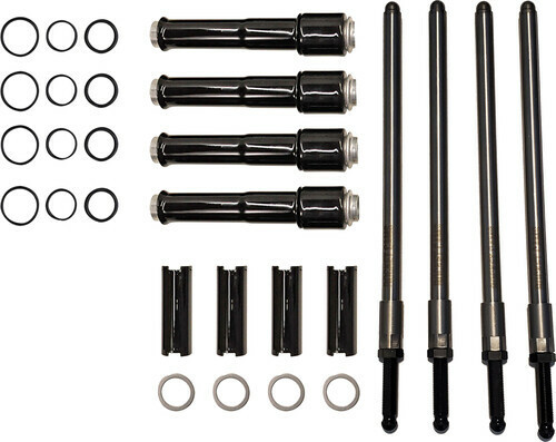 Speedy Push Rods / Covers Black  17-25 M8