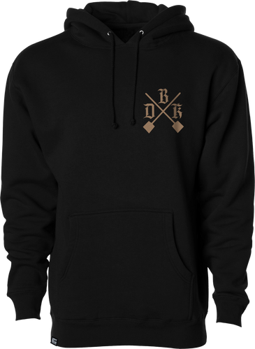 Camo Shovels Hoodie Black Sm