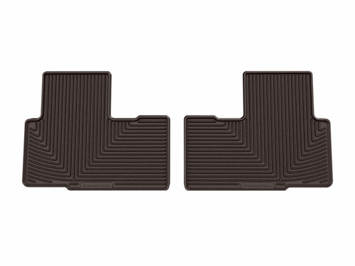 WeatherTech 2026 Honda Passport 2nd Row Rear All-Weather Floor Mats - Cocoa