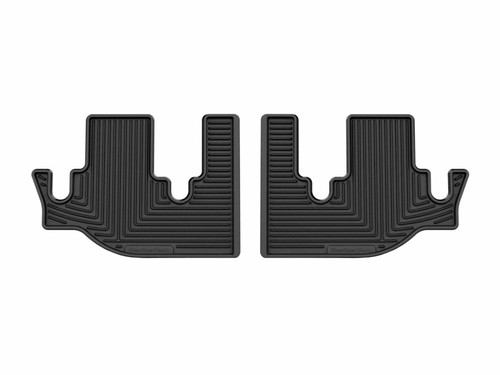 WeatherTech 19-26 Subaru Ascent 2nd Row Rear All-Weather Floor Mats - Black