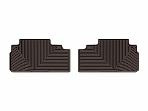 WeatherTech 19-26 Subaru Ascent 2nd Row Rear All-Weather Floor Mats - Cocoa
