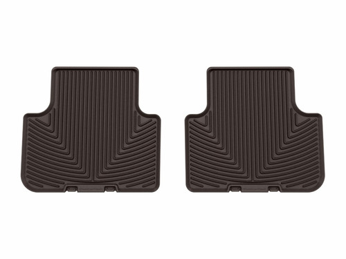 WeatherTech 17-25 Audi Q7 2nd Row Rear All-Weather Floor Mats - Cocoa