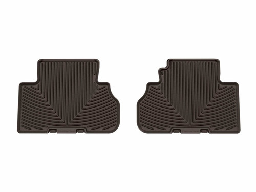 WeatherTech 18-25 Audi Q5 2nd Row Rear All-Weather Floor Mats - Cocoa