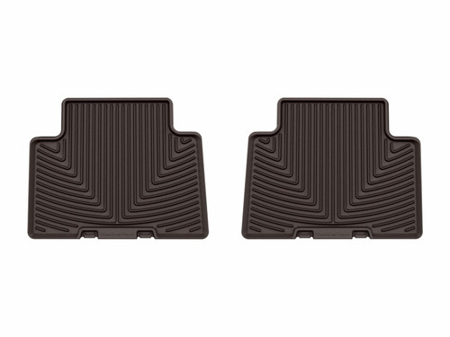 WeatherTech 23-26 Chevrolet Colorado 2nd Row Rear All-Weather Floor Mats - Cocoa