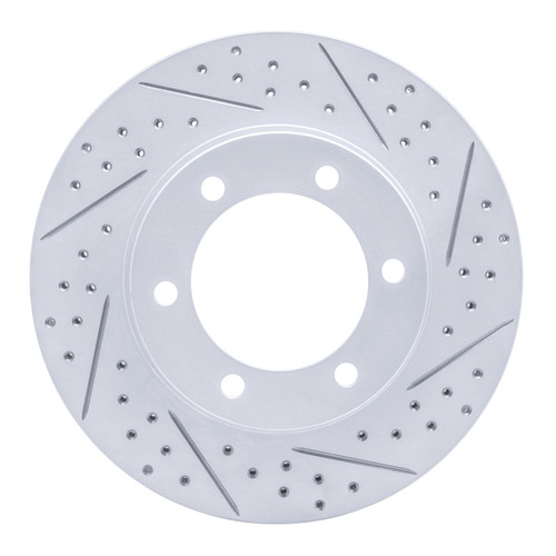 R1 95-04 Toyota 4Runner Front Right Drilled & Slotted Geo-Carbon Rotor
