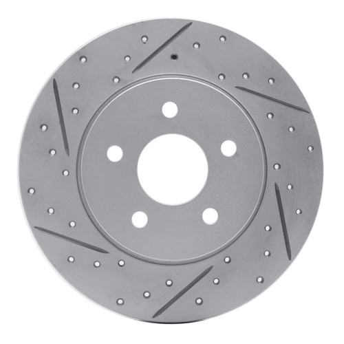 R1 01-08 Ford Mondeo (Mexico) Rear Left Drilled & Slotted Geo-Carbon Rotor
