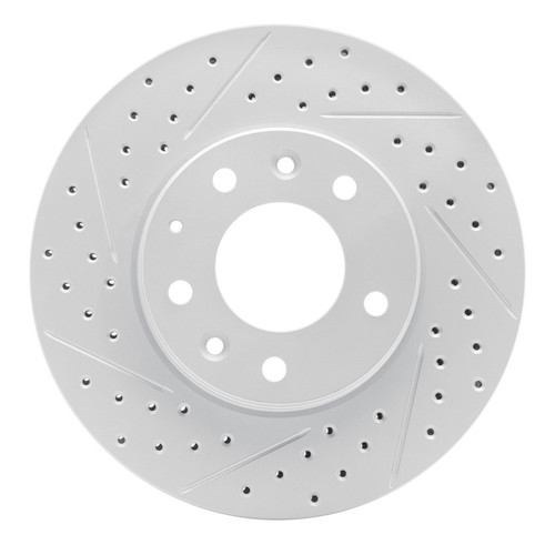 R1 03-05 Mazda 6 Front Left Drilled & Slotted Geo-Carbon Rotor