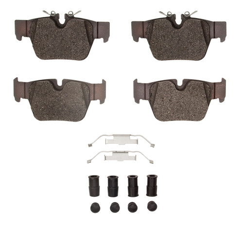 DFC 19-24 BMW M235I xDrive Gran Coupe Rear 5000 Advanced Low Metallic Brake Pads and Hardware Kit