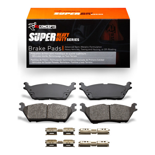 R1 15-21 Ford F-150 RWD Rear Super Duty Pads & Hardware Kit