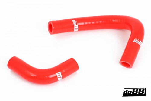do88 Volvo 740/940 Turbo 92-98 Coolant Hoses Oil Cooler Red