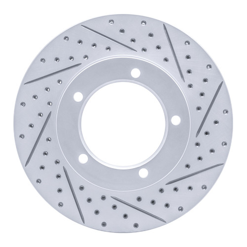 R1 98-07 Lexus Lx470 Front Right Drilled & Slotted Geo-Carbon Rotor