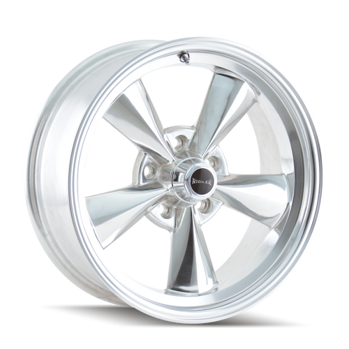 Ridler 675 15x8 / 5x120.65 BP / -12mm Offset / 83.82mm Hub Polished Wheel