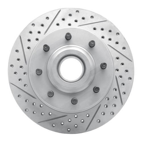 R1 06-12 Ford F-250 2WD (Super Duty) Front Left Drilled & Slotted Geo-Carbon Rotor