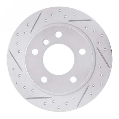 R1 96-02 BMW Z3 Rear Right Drilled & Slotted Geo-Carbon Rotor
