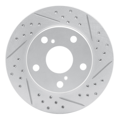 R1 92-01 Toyota Camry Front Right Drilled & Slotted Geo-Carbon Rotor