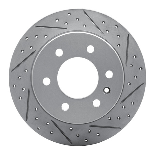 R1 06-18 Dodge Sprinter 3500 Rear Right Drilled & Slotted Geo-Carbon Rotor