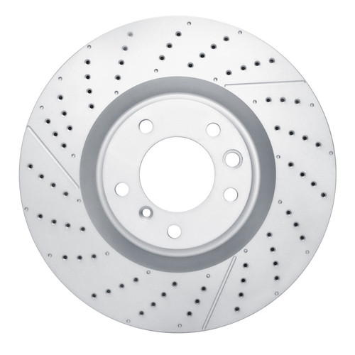 DFC 13-18 Mercedes-Benz G63 AMG Front Drilled GeoSPEC Coated Rotor and Slotted