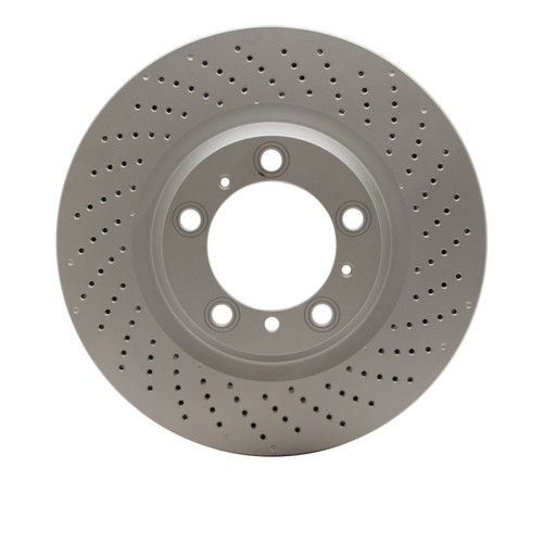 DFC 07-13 Porsche 911 Right Rear Drilled GeoSPEC Coated Rotor