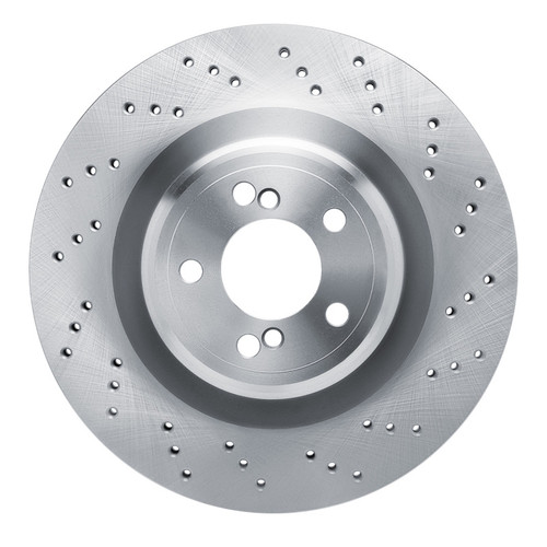 DFC 15-19 BMW X5 Right Rear Drilled Brake Rotor