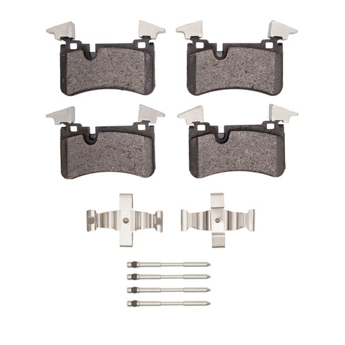 DFC 07-13 Mercedes-Benz E63 AMG Rear 5000 Advanced Low Metallic Brake Pads and Hardware Kit