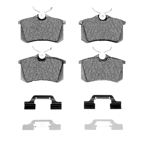 R1 03-06 Volkswagen Golf Rear Euro Ceramic Pads & Hardware Kit