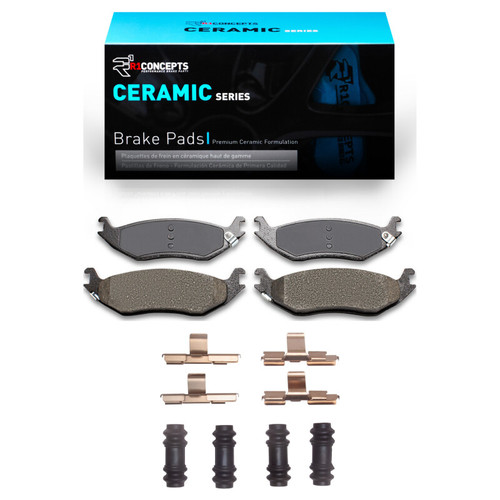 R1 2002-2024 Chrysler Aspen Rear R1 Ceramic Pads & Hardware Kit