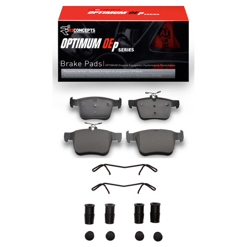 R1 17-19 Volkswagen E-Golf Rear Optimum OE Pads & Hardware Kit