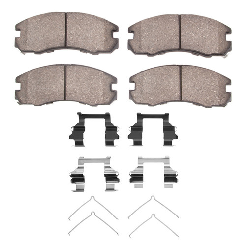 R1 88-89 Toyota Celica Front Semi Met Pads & Hardware Kit