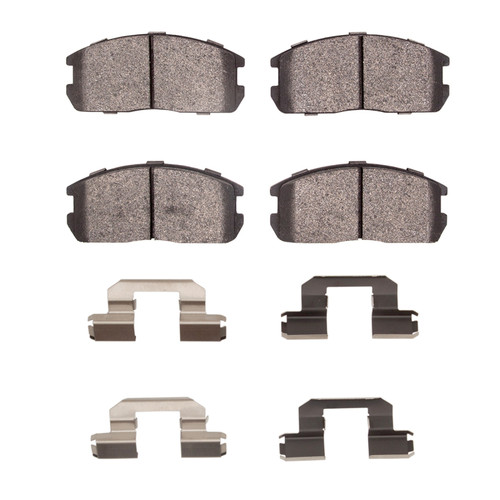 R1 85-90 Dodge Colt Front Semi Met Pads & Hardware Kit