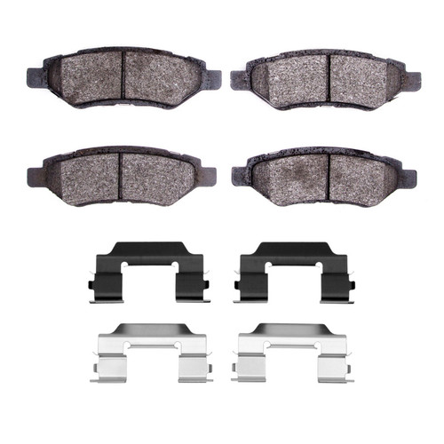 R1 2008-2016 Cadillac CTS Rear R1 Semi Met Pads & Hardware Kit