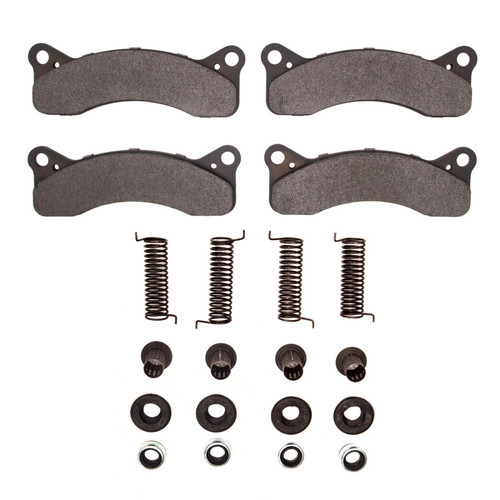 R1 68-71 Ford F-250 2WD (Excl Super Duty) Front Semi Met Pads & Hardware Kit