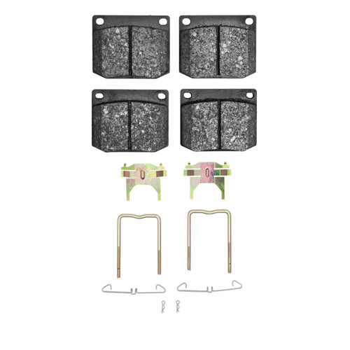 R1 85-86 Saab 900 Front Semi Met Pads & Hardware Kit