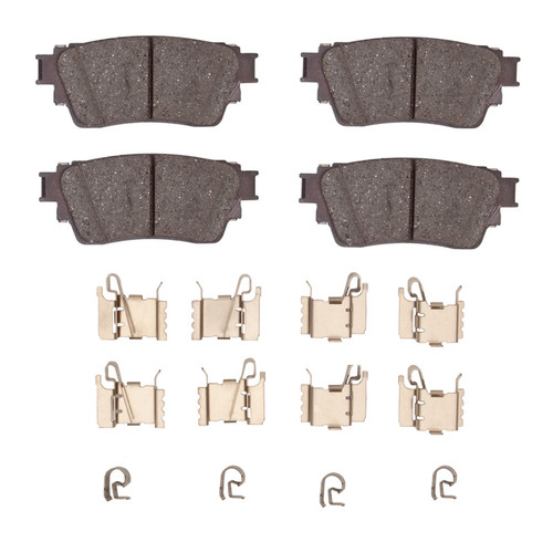R1 -25 Nissan ALTIMA Rear Ceramic Pads & Hardware Kit