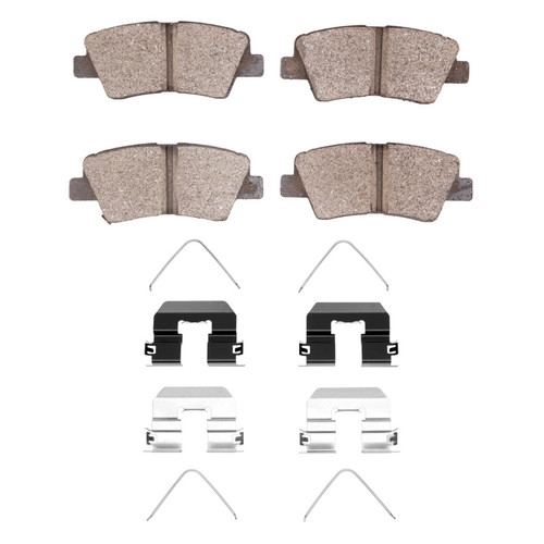 R1 17-25 Hyundai Nexo Rear Ceramic Pads & Hardware Kit