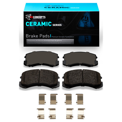 R1 02-07 Mitsubishi Lancer Front Ceramic Pads & Hardware Kit