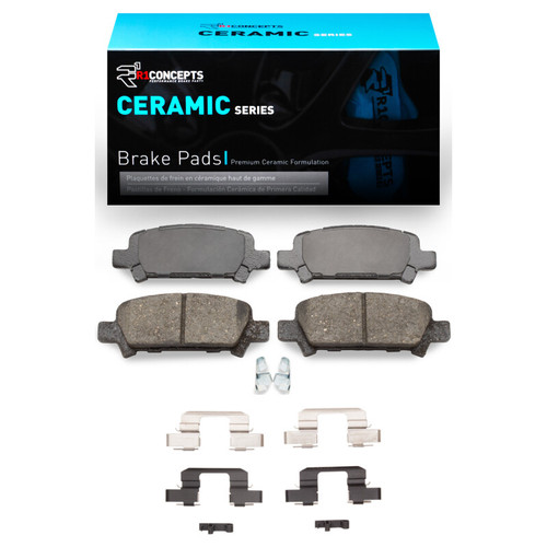 R1 05-09 Subaru Legacy Rear Ceramic Pads & Hardware Kit